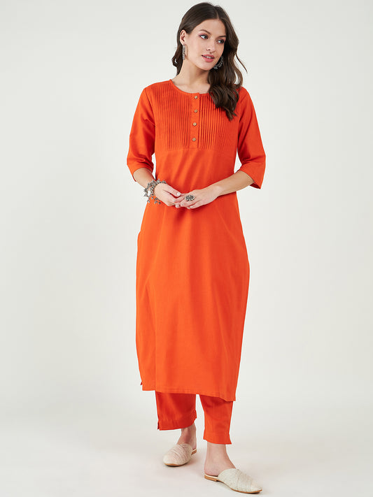 Cotton Kurta Pant Set