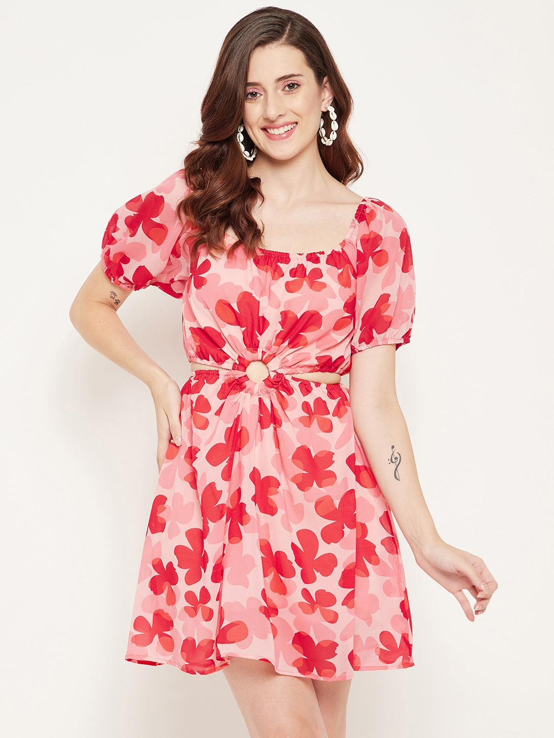 Floral Embellished Wrap Maxi Dress - Peony | Boston Proper