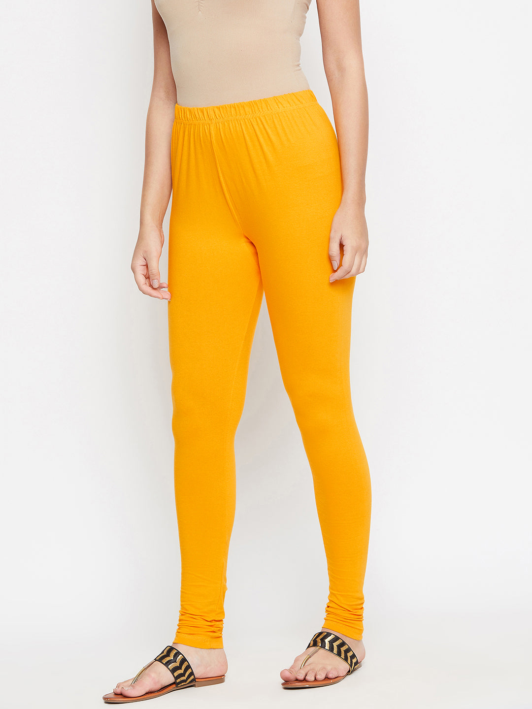 Red and Yellow Churidar Legging Combo (Sku-BLLEGCO12959).