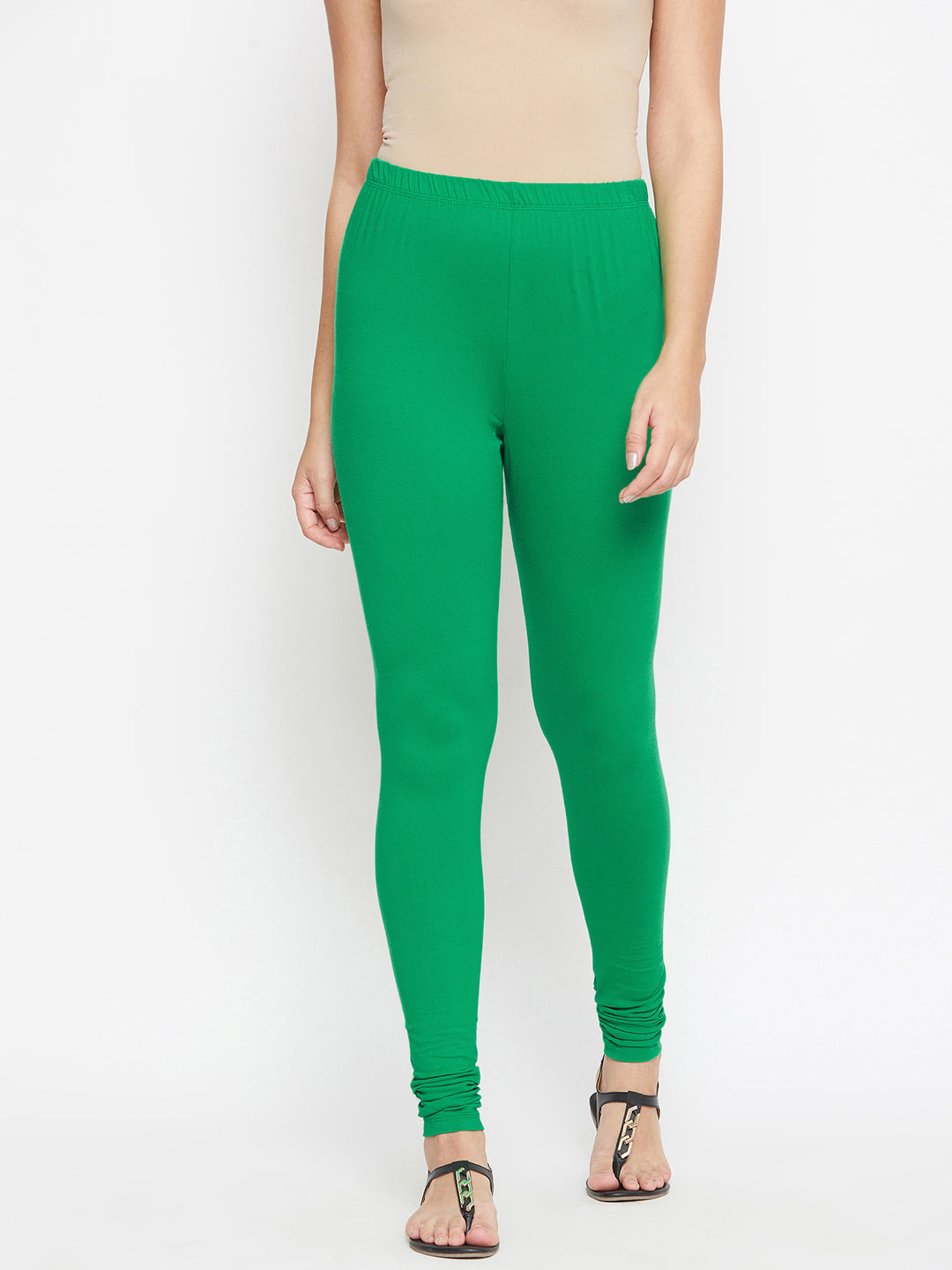 Black & Green Churidar Legging Combo (Sku-LEGCO12968).