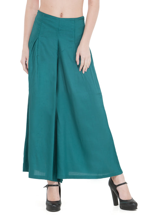 Green Rayon Palazzo.