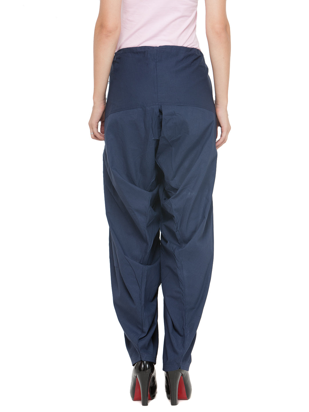 Cotton Navy Blue Patiala (Sku- PTNV1706).